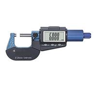 0.001mm Micrómetro exterior 0-25-50-75-100mm Medidor de micrómetros digitales Medida transmisión datos compatible con Bluetooth,Alta precisión(25-50mm)