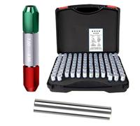0,30-10,00mm 98 unids/lote juego de calibre de pasador de acero de precisión calibre de orificio liso herramienta de medición de calibre de 50mm paso 0,1mm Medición precisa