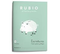 0 Escritura RUBIO (preescritura) | Preescritura con puntos, dibujos y grecas | +3 años