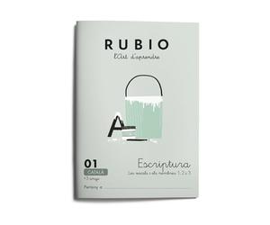 01 Escriptura RUBIO | Català | Les vocals i els nombres 1, 2 i 3 | +3 anys