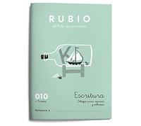 010 Escritura RUBIO (dibujos) Dibujos para seguir y colorear | A partir de 5 años
