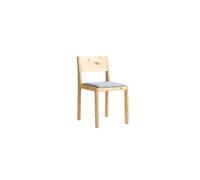 016 Maasto Silla de Comedor Asiento Tapizado Natural/Cuadrado 0134