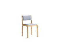 016 Maasto Silla de Comedor Asiento y Respaldo Tapizados Natural/Cuadrado 0134