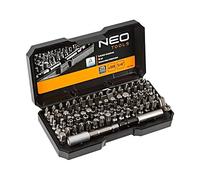 Neo Tools Juego de 100 puntas de destornillador 06-104 25 mm 1/4" (6,3 mm) con mando
