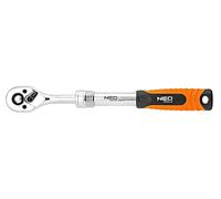 Neo Tools Mango telescópico con carraca 08-515 – 1/2 pulgadas, 305–445 mm