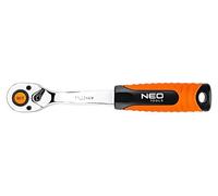 08-530 Trinquete 1/4" con interruptor 155mm Dientes: 90 NEO TOOLS