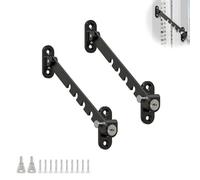 0XBIT Restrictor de Ventana Ajustable, 2 Piezas Limitador Apertura Ventanas con Cerradura, Restrictor de Ventilación de Ventana en Acero Inoxidable, para la Mayoría de las Ventanas
