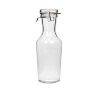 1.000 ml garrafa de vidrio 'Lock-Eat', boca: cierre de alambre