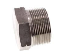 1 1/2'' NPT macho Tapón de cierre de acero inoxidable con hexágono exterior 70 Bar