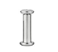 1-10 Uds M3 M4 M5 M6 M8 M10 304 Tuerca Hexagonal Plana Grande De Acero Inoxidable for Muebles Con Tornillo Remache Conector Insertar Junta Manga(50mm(L),10pcsM3xL With scrwe)