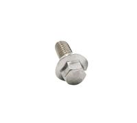 1-10 Uds M5 M6 M8 M10 M12 304 Tornillos Antideslizantes De Dientes Acero Inoxidable Pernos Brida Hexagonal GB5787(20mm,M6 5pcs)
