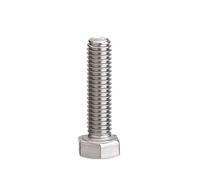 1/2/3 Uds M4 M5 M6 M8 M10 M12 Rosca Izquierda 304 Acero Inoxidable A2-70 Tornillos De Cabeza Hexagonal Externo Diente Inverso Pernos Hexagonales Exteriores(50mm,M8-1pcs)