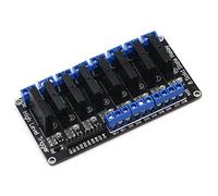 1 2 4 8 canales 5V DC Módulo de relé Estado sólido Alto nivel SSR AVR DSP G3MB-202P Relé(8 Channel)