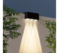 1/2/4 Uds colector Solar luces al aire libre impermeable jardín paso iluminación para patio valla escalera camino decoración luces solares exteriores