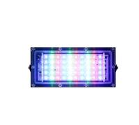 1/2/4 unids/lote 100W 50W RGB lámpara de luz inundación iluminación exterior Reflector impermeable Led Rgb Garaje en el jardín(50W,4 Pieces)