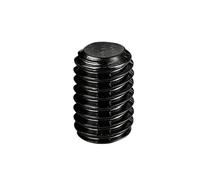 1-2 Uds M10 M12 M14 M16 Negro Grado 12,9 Cabeza De Acero Hexagonal Enchufe Punta Plana Tornillo Prisionero(60mm,M16 (1 Pcs))