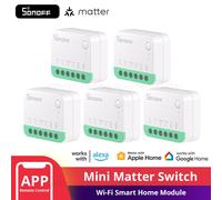 1-20 piezas SONOFF MINIR4M Matter Wifi interruptor inteligente Mini módulo de automatización del hogar conexión Local para Alexa Google Home SmartThings 2PCS MINIR4M