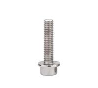 1-3 Uds 304 A2 Acero Inoxidable M8 M10 M12 Tornillo De Cabeza Hueca Con Brida Pernos Arandela Longitud 5mm-60mm(20mm,M10-2pcs)
