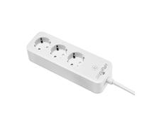 Offgridtec Smart WiFi - Regleta de 3 enchufes (16 A/3520 W, 1 unidad) | Control por aplicación a través de Smart Life/Tuya, monitoreo de energía en tiempo real, temporizador y escenas