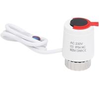 1/5 Piezas 230 V Normalmente Cerrado NC M28 * 1,5 Mm Actuador Térmico Eléctrico para Válvula De Radiador Termostático De Calefacción por Suelo Radiante, 1 Piece-White
