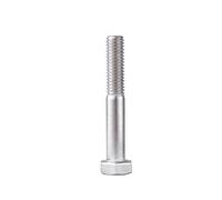 1-5 Uds M6 M8 M10 M12 DIN931 A2 304 Perno De Cabeza Hexagonal Medio Hilo Acero Inoxidable Tornillo Externo Parcial(M6x50mm-5pcs)