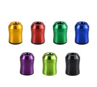 1/7 soportes para brocas, adaptador de pieza extraíble, 7 colores | Cubierta protectora fuerte para destornillador, mejora del hogar, punta de destornillador, desmagnetizador
