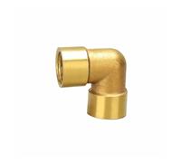 1/8 "1/4" 3/8 "1/2" 3/4 "1" hilo femenino macho latón tapa de extremo del codo enchufe tetina conector de instalación de tubería acoplador adaptador(NO8,1")