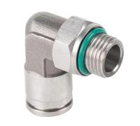1/8 "1/4" 3/8 "1/2" 3/4 "codo de pezón neumático macho hembra 304 conector rápido de empuje de acero inoxidable conector de liberación de aire(PLG BSPP,16-02 (16MM-1L4)_1 PC)