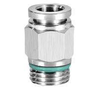 1/8 "1/4" 3/8 "1/2" 3/4 "codo de pezón neumático macho hembra 304 conector rápido de empuje de acero inoxidable conector de liberación de aire(PCG BSPP,14-04 (14MM-1L2)_1 PC)