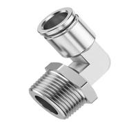 1/8 "1/4" 3/8 "1/2" 3/4 "codo de pezón neumático macho hembra 304 conector rápido de empuje de acero inoxidable conector de liberación de aire(PL NPT,12-02 (12MM-1L4)_1 PC)