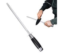 1 Articulo Profesional Cocina Afilar Varilla, Afilador Manual de Afilar, Afilador de Cuchillos de Acero, Afiladores De Cuchillos De Acero Diamante, para Tijeras de Cuchillos de Cocina