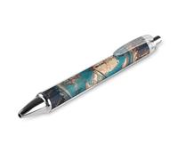 1 bolígrafo de gel retráctil de 0,5 mm, tinta negra líquida suave, crea tiempo mágico con agarre ergonómico cómodo, bolígrafos de escritura de oficina recargables de secado rápido y sin manchas para