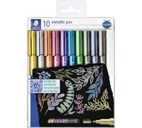 1 bolígrafo metálico STAEDTLER 8323 TB10, juego de 10 unidades, en estuche