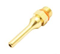 1 boquilla fina de pegamento caliente, punta de tubo de cobre para reparación de pulverizadores de pegamento, bola de acero antigoteo, oro de 34-100 mm, proyectos de manualidades de precisión (50 x 3