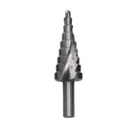 1 broca escalonada de 4 a 20 mm HSS espiral flauta vástago triangular para perforación de acero fino, madera, plástico, latón, en el hogar, taller, proyectos de bricolaje