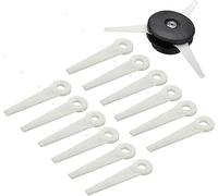 1 * Cabezal de cortacésped + 12 * cuchillas de plástico Cabezal de cortacésped Cuchilla desbrozadora for STIHL POLYCUT 6-3 FS38 FS40 FS45 FS46 FS50 Jardín Césped Cortacésped Cabezal desbrozadora Blad