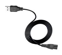 1 cable USB 5 V cargador compatible con Intex 28620, 28620E, 28620EP, CL1704, 12269, ZR100 - reemplazo rápido y fiable para aspirador piscina portátil, seguridad reforzada, PVC duradero
