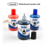 1 caja de 100ml, marcador de pizarra, recarga de tinta, fluidos, colores rojo, azul, negro, verde, Compatible con todos los marcadores de pizarra borrables 1Box Red