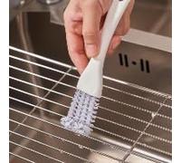 1 cepillo de limpieza multifuncional para cocina y parrilla, color blanco