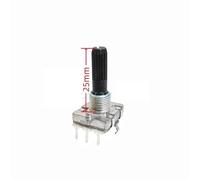 1 codificador rotatorio EC16 de 24 posiciones, interruptor de volumen for amplificador digital de 3 pines, interruptor for cocina de inducción, eje ciruela 15/20(25mm Plum Shaft)