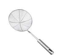 1 colador de araña de acero inoxidable resistente al calor de mango largo Colador de cocina para freír alimentos Skimmer cucharón colador