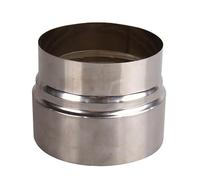 1 conector de humos reductor de tubo de estufa, revestimiento de humos de chimenea de acero inoxidable, adaptador de chimenea, tubo de estufa for chimeneas de estufas de leña(11cm~10cm)