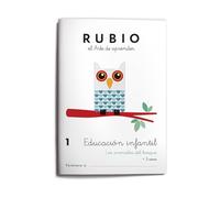 1 Educación Infantil RUBIO - Animales del bosque | +3 años | Trazo vertical, horizontal. El círculo. Concepto grande y pequeño.