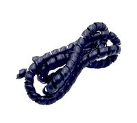 1 Funda Protectora for Cable Flexible de 35 mm y 45 for Organizador Cables(Black,ID 35mm 2 Meters)