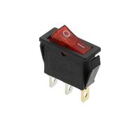 1 interruptor basculante unipolar de un tiro, 2D3P-RED-LED KCD3, 220 V, encendido/apagado, SPST, 20 A, 125 V CA