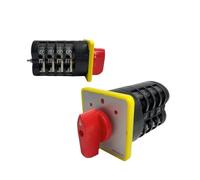 1 interruptor de leva, 16 terminales, 3 posiciones, alta/baja velocidad, interruptores de cambio rotativos DIY LW5-16 5.5S/4