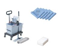 1 Kit UltraSpeed + 5 Bayeta PurActive Azul + 10 Estropajos Miraclean