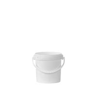1 l cubo, plástico PP, blanco