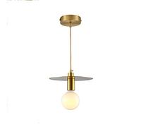 1-Light European Minimalism Restaurant Copper Ceiling Lamp Bedroom Adjustable Pendant Light City Fashion Clothing Store Suspension Light E27 Lamp Holder Modern Chandelier