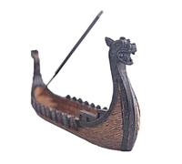 1 palo de incienso quemador de resina viking Ships palo puerta incienso Ships retro ornamento decoración artesanal